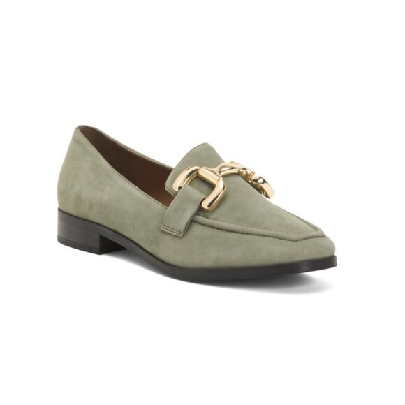 DIBA TRUE DARK OLIVE Suede About It Loafers